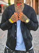Cardigan Fumè Black