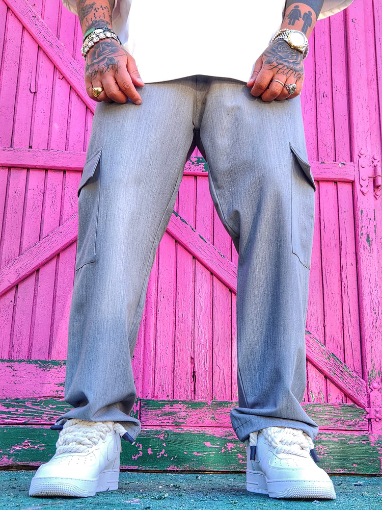 Pantalone Cargo Elegant Grey