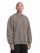 Felpa Girocollo Borchiata Dark Grey