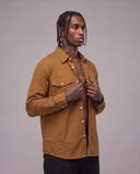 Camicia Misto Lino Coffee
