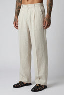Pantalone Lino Elegant Sabbia