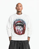 Maglione Lips Diamond White