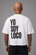 T-Shirt Yo Soy Loco White Black