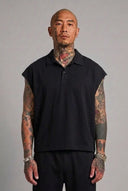 Polo Smanicata Black