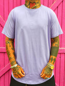 T-Shirt Arrotondata Lilla