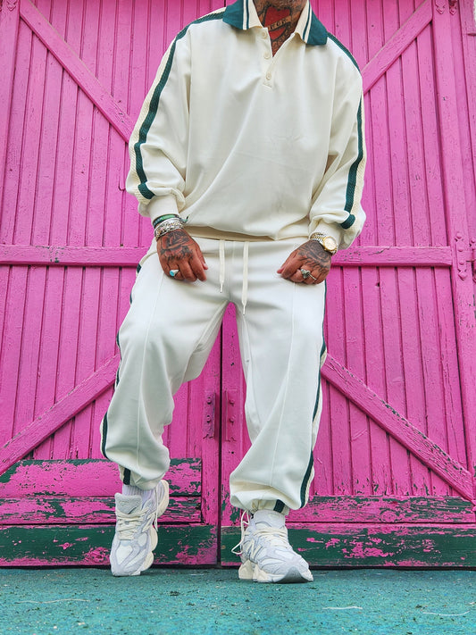 Completo Tuta Karlsoon White/Green