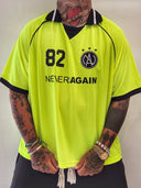 T-Shirt Never Football Fluo