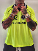 T-Shirt Never Football Fluo