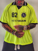 T-Shirt Never Football Fluo