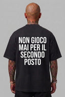 T-Shirt Mai Secondo Posto Black