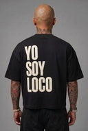 T-Shirt Yo Soy Loco Black Cream