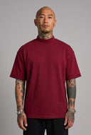 T-Shirt Filo Di Scozia Plus Bordeaux