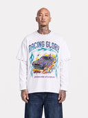 T-shirt Racing White