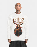 T-shirt Chaos Long Sleeve White