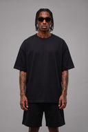 T-shirt Sfrangiata Rich Man Black