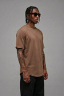 T-Shirt Arrotondata Brown