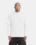 T-shirt Cropped Long Sleeve White
