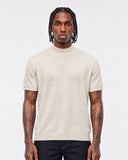 T-Shirt Maglina Mezzo Collo Cream