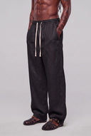 Pantalone Lino Black