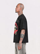 T-shirt Cross Bottons Black