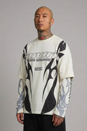 T-Shirt Raglan Private Deluxe White