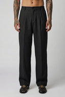 Pantalone Lino Elegant  Black