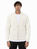 Cardigan Zip White