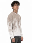 Maglione Bicolor Beige