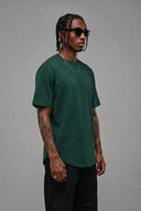 T-Shirt Arrotondata Forest Green
