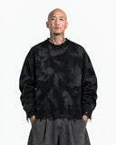 Maglione Fumè Sfrangiato Black