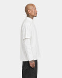 T-shirt Cropped Long Sleeve White