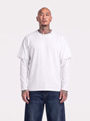 T-shirt Long Sleeve Borchie White