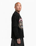 T-shirt Long Sleeve Bottons Black