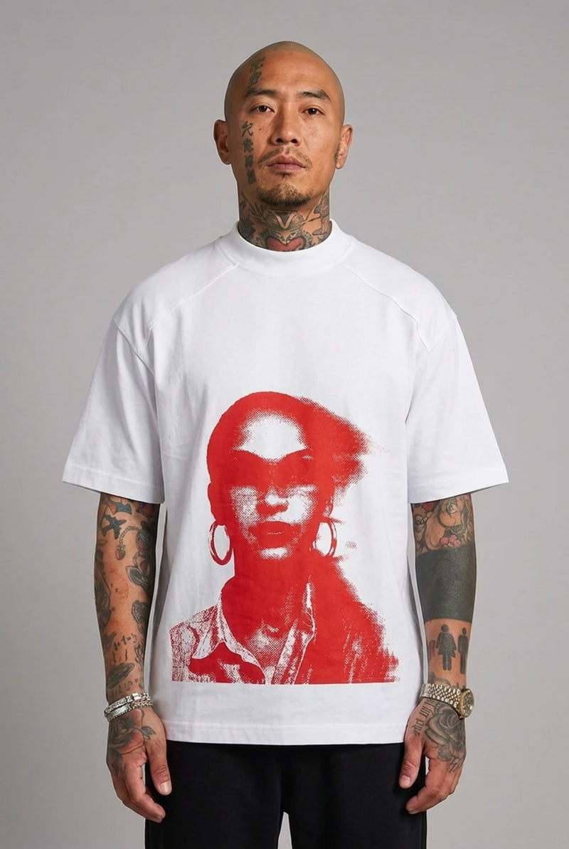 T-Shirt Face White