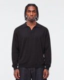 Polo Maglina Long Sleeve Black