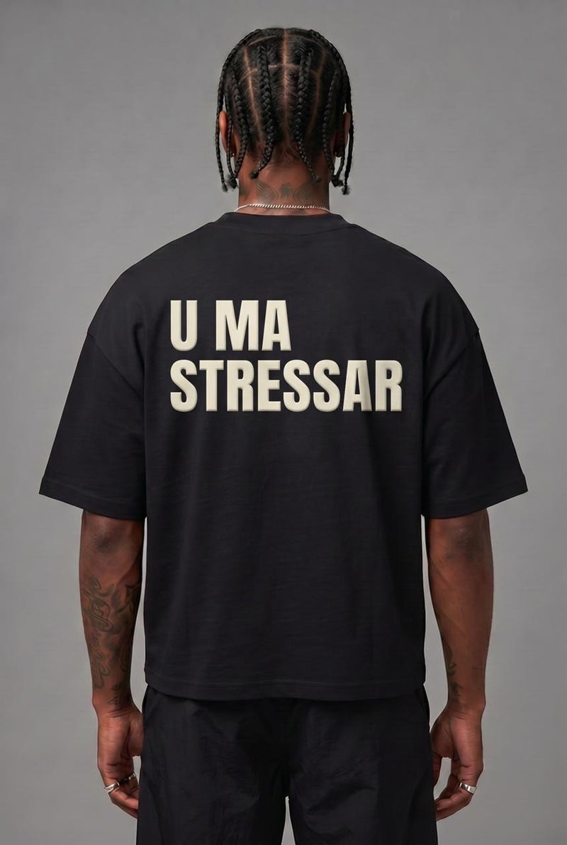 T-Shirt U Ma Stressar Black Cream