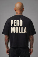 T-Shirt Però Molla Black Cream