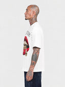 T-shirt Cross Bottons White