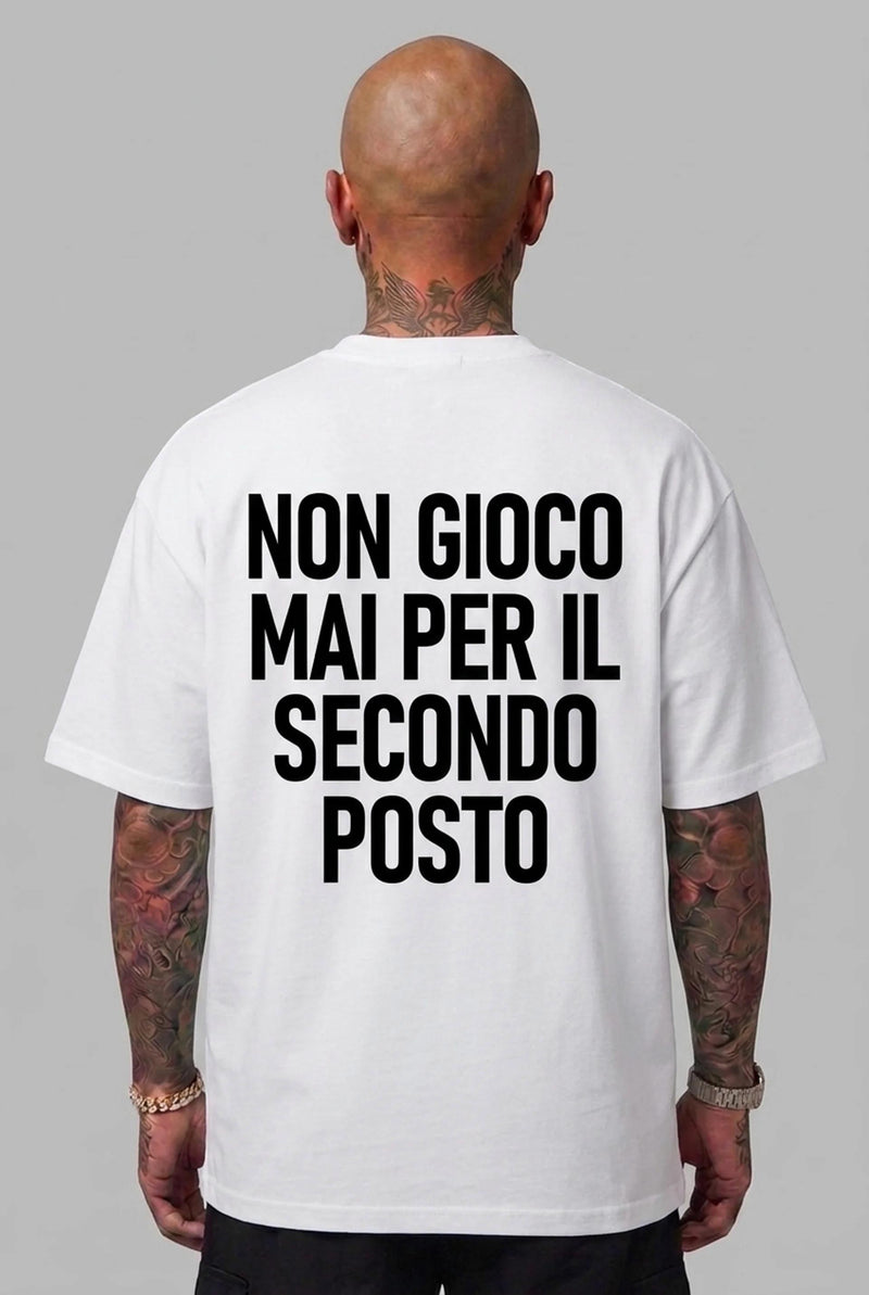 T-Shirt Mai Secondo Posto White