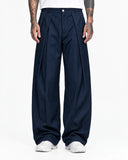 Pantalone Pences Gessato Blu