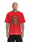 T-shirt Minimal Harley Red