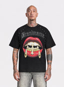 T-shirt Cross Bottons Black