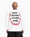 T-shirt Long Sleeve State Of Mind White