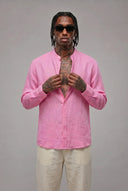 Camicia Pink  100% Lino