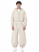 Completo Tuta Zip Cream