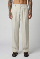 Pantalone Lino Elegant Sabbia