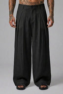 Pantalone Lino Pences Black