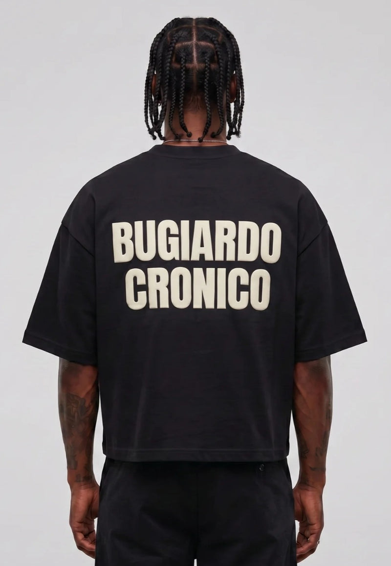 T-Shirt Bugiardo Cronico Black Cream