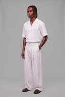 Completo Lino Pences White