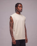 Canotta Cropped Taglio Vivo Beige